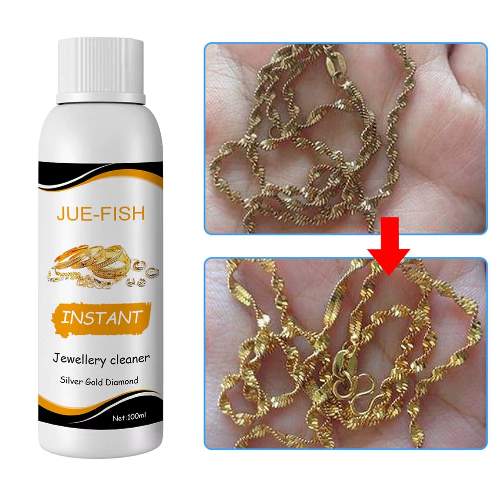 Jewellery Cleaning Solution Fluid for Ultrasonic Machine Cleaner Use Liquid to Clean Gold Silver Watches Diamonds