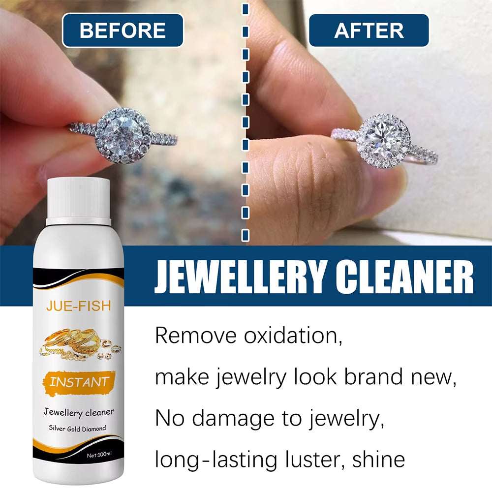 Jewellery Cleaning Solution Fluid for Ultrasonic Machine Cleaner Use Liquid to Clean Gold Silver Watches Diamonds